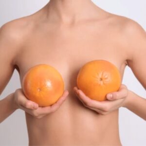 oranges on breasts